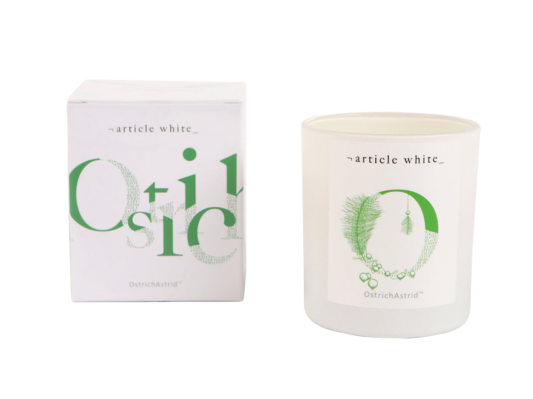 Ostrich Astrid Double Wick Candle 210g